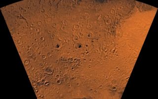 <h1>PIA00187:  MC-27 Noachis Region</h1><div class="PIA00187" lang="en" style="width:800px;text-align:left;margin:auto;background-color:#000;padding:10px;max-height:150px;overflow:auto;">Mars digital-image mosaic merged with color of the MC-27 quadrangle, Noachis region of Mars. Heavily cratered highlands dominate the Noachis quadrangle. The northeastern part is marked by the western half of the ancient large Hellas basin, defined by a rim of rugged mountain blocks that surrounds a nearly circular expanse of light-colored plains. The southeastern part is marked by the Peneus caldera and part of the Amphitrites shield volcano and associated ridged plains that may be basaltic flows. Latitude range -65 to -30 degrees, longitude range -60 to 0 degrees.<br /><br /><a href="http://photojournal.jpl.nasa.gov/catalog/PIA00187" onclick="window.open(this.href); return false;" title="Voir l'image 	 PIA00187:  MC-27 Noachis Region	  sur le site de la NASA">Voir l'image 	 PIA00187:  MC-27 Noachis Region	  sur le site de la NASA.</a></div>