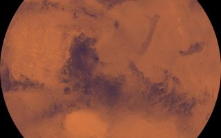 <h1>PIA00194:  Latitude 90 Degrees North to 90 Degrees South and Longitude -180 Degrees to 0 Degrees</h1><div class="PIA00194" lang="en" style="width:800px;text-align:left;margin:auto;background-color:#000;padding:10px;max-height:150px;overflow:auto;">The coordinates of the Lambert azimuthal equal area projection are latitude 90 degrees N. to 90 degrees S. and longitude -180 degrees to 0 degrees. The north polar residual ice cap of the Planum Boreum region, which is cut by spiral-patterned troughs, is located at top. The upper part is marked by large depression, Isidis basin, which contains light-colored plains. The upper part also includes the light-colored smooth plains of Elysium Planitia and dark plains of Vastitas Borealis. Together, these form a vast expanse of contiguous plains. Toward the bottom, on the other hand, the southern hemisphere is almost entirely made up of heavily cratered highlands. Toward the bottom, a conspicuous, relatively bright circular depression marks the ancient large Hellas impact basin.<br /><br /><a href="http://photojournal.jpl.nasa.gov/catalog/PIA00194" onclick="window.open(this.href); return false;" title="Voir l'image 	 PIA00194:  Latitude 90 Degrees North to 90 Degrees South and Longitude -180 Degrees to 0 Degrees	  sur le site de la NASA">Voir l'image 	 PIA00194:  Latitude 90 Degrees North to 90 Degrees South and Longitude -180 Degrees to 0 Degrees	  sur le site de la NASA.</a></div>