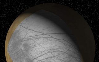 <h1>PIA00723:  Context of Europa images from Galileo</h1><div class="PIA00723" lang="en" style="width:800px;text-align:left;margin:auto;background-color:#000;padding:10px;max-height:150px;overflow:auto;"><p>This global view of Europa shows the location of a four-frame mosaic of images taken by NASA's Galileo spacecraft, set into low-resolution data obtained by the Voyager spacecraft in 1979. Putting new data into its surrounding context is a technique that allows scientists to better understand features observed on planetary surfaces. The Galileo spacecraft obtained these images during its first orbit of Jupiter at a distance of 156,000 km (96,300 miles) on June 27, 1996. The finest details that can discerned in this picture are about 1.6 kilometers (1 mile) across. North is to the top. For details on the Galileo images in this release, click <a href="/catalog/PIA00295">here</a>.<p>The Jet Propulsion Laboratory, Pasadena, CA manages the mission for NASA's Office of Space Science, Washington, DC.<p>This image and other images and data received from Galileo are posted on the World Wide Web, on the Galileo mission home page at URL <a href="http://www2.jpl.nasa.gov/galileo/sepo/" target="_blank">http://www.jpl.nasa.gov/galileo/sepo</a>.<br /><br /><a href="http://photojournal.jpl.nasa.gov/catalog/PIA00723" onclick="window.open(this.href); return false;" title="Voir l'image 	 PIA00723:  Context of Europa images from Galileo	  sur le site de la NASA">Voir l'image 	 PIA00723:  Context of Europa images from Galileo	  sur le site de la NASA.</a></div>