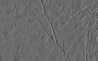 <h1>PIA01084:  Flow-like Features On Europa</h1><div class="PIA01084" lang="en" style="width:800px;text-align:left;margin:auto;background-color:#000;padding:10px;max-height:150px;overflow:auto;">This image shows features on Jupiter's moon Europa that may be "flows" from ice volcanoes. It was taken by the Galileo spacecraft solid state imaging (CCD) system during its seventh orbit around Jupiter. North is to the top of the image. The sun illuminates the scene from the left, showing features with shapes similar to lava flows on Earth. Two such features can be seen in the northwest corner of the image. The southern feature appears to have flowed over a ridge along its western edge. Scientists use these types of relationships to determine which feature formed first. In this case, the ridge probably formed before the flow-like feature that covers it.<p>The image, centered at 22.6 degrees north latitude and 106.7 degrees west longitude, covers an area of 180 by 215 kilometers (112 by 134 miles). The smallest distinguishable features in the image are about 1.1 kilometers (0.7 miles) across. This image was obtained on April 28, 1997, when Galileo was 27,590 kilometers (16,830 miles) from Europa.<p>The Jet Propulsion Laboratory, Pasadena, CA manages the Galileo mission for NASA's Office of Space Science, Washington, DC. JPL is an operating division of California Institute of Technology (Caltech).<p>This image and other images and data received from Galileo are posted on the World Wide Web, on the Galileo mission home page at URL http://galileo.jpl.nasa.gov. Background information and educational context for the images can be found at <a href="http://www2.jpl.nasa.gov/galileo/sepo/" target="_blank">http://www.jpl.nasa.gov/galileo/sepo</a>..<br /><br /><a href="http://photojournal.jpl.nasa.gov/catalog/PIA01084" onclick="window.open(this.href); return false;" title="Voir l'image 	 PIA01084:  Flow-like Features On Europa	  sur le site de la NASA">Voir l'image 	 PIA01084:  Flow-like Features On Europa	  sur le site de la NASA.</a></div>