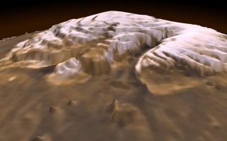 <h1>PIA01337:  Laser Provides First 3-D View of Mars' North Pole</h1><div class="PIA01337" lang="en" style="width:800px;text-align:left;margin:auto;background-color:#000;padding:10px;max-height:150px;overflow:auto;">This first three-dimensional picture of Mars' north pole enables scientists to estimate the volume of its water ice cap with unprecedented precision, and to study its surface variations and the heights of clouds in the region for the first time.<p>Approximately 2.6 million of these laser pulse measurements were assembled into a topographic grid of the north pole with a spatial resolution of 0.6 miles (one kilometer) and a vertical accuracy of 15-90 feet (5-30 meters).<p>The principal investigator for MOLA is Dr. David E. Smith of Goddard. The MOLA instrument was designed and built by the Laser Remote Sensing Branch of Laboratory for Terrestrial Physics at Goddard. The Mars Global Surveyor Mission is managed by NASA's Jet Propulsion Laboratory, Pasadena, CA, for the NASA Office of Space Science.<br /><br /><a href="http://photojournal.jpl.nasa.gov/catalog/PIA01337" onclick="window.open(this.href); return false;" title="Voir l'image 	 PIA01337:  Laser Provides First 3-D View of Mars' North Pole	  sur le site de la NASA">Voir l'image 	 PIA01337:  Laser Provides First 3-D View of Mars' North Pole	  sur le site de la NASA.</a></div>
