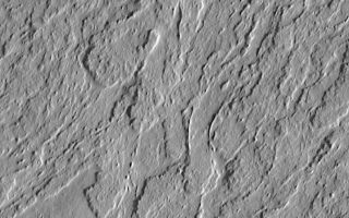 <h1>PIA02080:  Olympus Lava Flows</h1><div class="PIA02080" lang="en" style="width:717px;text-align:left;margin:auto;background-color:#000;padding:10px;max-height:150px;overflow:auto;"><p>This view of the lower south flank of the Olympus Mons volcano shows lava flows with leveed central channels and a variety of surface textures. The picture was taken in July 1998.</p><br /><br /><a href="http://photojournal.jpl.nasa.gov/catalog/PIA02080" onclick="window.open(this.href); return false;" title="Voir l'image 	 PIA02080:  Olympus Lava Flows	  sur le site de la NASA">Voir l'image 	 PIA02080:  Olympus Lava Flows	  sur le site de la NASA.</a></div>