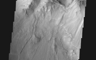 <h1>PIA02160:  Landslide</h1><div class="PIA02160" lang="en" style="width:560px;text-align:left;margin:auto;background-color:#000;padding:10px;max-height:150px;overflow:auto;"><p><a href="/figures/PIA02160_fig1.jpg"></a><br><b>Context image for PIA02160<br />Landslide</b></p><p>This large landslide is located within Ganges Chasma.<p>Image information: VIS instrument. Latitude -7.6N, Longitude 315.8E. 17 meter/pixel resolution.</p><p>Note: this THEMIS visual image has not been radiometrically nor geometrically calibrated for this preliminary release. An empirical correction has been performed to remove instrumental effects. A linear shift has been applied in the cross-track and down-track direction to approximate spacecraft and planetary motion. Fully calibrated and geometrically projected images will be released through the Planetary Data System in accordance with Project policies at a later time.</p><p>NASA's Jet Propulsion Laboratory manages the 2001 Mars Odyssey mission for NASA's Office of Space Science, Washington, D.C. The Thermal Emission Imaging System (THEMIS) was developed by Arizona State University, Tempe, in collaboration with Raytheon Santa Barbara Remote Sensing. The THEMIS investigation is led by Dr. Philip Christensen at Arizona State University. Lockheed Martin Astronautics, Denver, is the prime contractor for the Odyssey project, and developed and built the orbiter. Mission operations are conducted jointly from Lockheed Martin and from JPL, a division of the California Institute of Technology in Pasadena.</p><br /><br /><a href="http://photojournal.jpl.nasa.gov/catalog/PIA02160" onclick="window.open(this.href); return false;" title="Voir l'image 	 PIA02160:  Landslide	  sur le site de la NASA">Voir l'image 	 PIA02160:  Landslide	  sur le site de la NASA.</a></div>