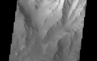 <h1>PIA03041:  Melas Chasma Landslide</h1><div class="PIA03041" lang="en" style="width:552px;text-align:left;margin:auto;background-color:#000;padding:10px;max-height:150px;overflow:auto;"><p><a href="/figures/PIA03041_fig1.jpg"></a><br><b>Context image for PIA03041<br />Dunes in Darwin Crater</b></p><p>The landslide in the center of this image occurred in the Melas Chasma region of Valles Marineris.</p><p>Image information: VIS instrument. Latitude 11S, Longitude 292.6E. 17 meter/pixel resolution.</p><p>Note: this THEMIS visual image has not been radiometrically nor geometrically calibrated for this preliminary release. An empirical correction has been performed to remove instrumental effects. A linear shift has been applied in the cross-track and down-track direction to approximate spacecraft and planetary motion. Fully calibrated and geometrically projected images will be released through the Planetary Data System in accordance with Project policies at a later time.</p><p>NASA's Jet Propulsion Laboratory manages the 2001 Mars Odyssey mission for NASA's Office of Space Science, Washington, D.C. The Thermal Emission Imaging System (THEMIS) was developed by Arizona State University, Tempe, in collaboration with Raytheon Santa Barbara Remote Sensing. The THEMIS investigation is led by Dr. Philip Christensen at Arizona State University. Lockheed Martin Astronautics, Denver, is the prime contractor for the Odyssey project, and developed and built the orbiter. Mission operations are conducted jointly from Lockheed Martin and from JPL, a division of the California Institute of Technology in Pasadena.</p><br /><br /><a href="http://photojournal.jpl.nasa.gov/catalog/PIA03041" onclick="window.open(this.href); return false;" title="Voir l'image 	 PIA03041:  Melas Chasma Landslide	  sur le site de la NASA">Voir l'image 	 PIA03041:  Melas Chasma Landslide	  sur le site de la NASA.</a></div>