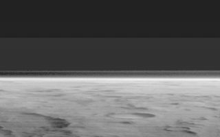 <h1>PIA04271:  The Martian Limb</h1><div class="PIA04271" lang="en" style="width:800px;text-align:left;margin:auto;background-color:#000;padding:10px;max-height:150px;overflow:auto;"><p>The Mars Global Surveyor (MGS) Mars Orbiter Camera (MOC) red and blue wide angle cameras provide daily coverage of the planet "from limb to limb." The "limbs" are the edges of the planet as seen to the west and east of the spacecraft. Depending on weather conditions, clouds or haze can sometimes be seen above the limb. This picture was taken by the blue camera in December 2002. It is an oblique view looking westward across heavily cratered terrain at high southern latitudes. A thin line of haze, high in the martian atmosphere, can be seen above the planet's surface. The view of craters in the foreground is enhanced by the presence of bright, winter-time carbon dioxide frost. The darkness above the limb is outer space.</p><br /><br /><a href="http://photojournal.jpl.nasa.gov/catalog/PIA04271" onclick="window.open(this.href); return false;" title="Voir l'image 	 PIA04271:  The Martian Limb	  sur le site de la NASA">Voir l'image 	 PIA04271:  The Martian Limb	  sur le site de la NASA.</a></div>