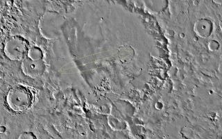 <h1>PIA04274:  Gusev Crater</h1><div class="PIA04274" lang="en" style="width:800px;text-align:left;margin:auto;background-color:#000;padding:10px;max-height:150px;overflow:auto;"><p><a href="/figures/PIA04274-fig1.jpg"></a><br><p>Released April 11, 2003<p>The designated landing site for the first Mars Exploration Rover mission is Gusev Crater, seen here in its geological context from NASA Viking images.<p>Details of the Gusev Crater designated landing site are added with topographic information and higher-resolution imaging from instruments on the Mars Global Surveyor and Mars Odyssey orbiters.<p><br /><br /><a href="http://photojournal.jpl.nasa.gov/catalog/PIA04274" onclick="window.open(this.href); return false;" title="Voir l'image 	 PIA04274:  Gusev Crater	  sur le site de la NASA">Voir l'image 	 PIA04274:  Gusev Crater	  sur le site de la NASA.</a></div>
