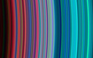<h1>PIA05076:  Saturn's C and B Rings From the Inside Out</h1><div class="PIA05076" lang="en" style="width:800px;text-align:left;margin:auto;background-color:#000;padding:10px;max-height:150px;overflow:auto;"><p>Images taken during the Cassini spacecraft's orbital insertion on June 30 show definite compositional variation within the rings. </p><p>This image shows, from left to right, the outer portion of the C ring and inner portion of the B ring. The B ring begins a little more than halfway across the image. The general pattern is from "dirty" particles indicated by red to cleaner ice particles shown in turquoise in the outer parts of the rings. </p><p>The ring system begins from the inside out with the D, C, B and A rings followed by the F, G and E rings. </p><p>This image was taken with the Ultraviolet Imaging Spectrograph instrument, which is capable of resolving the rings to show features up to 97 kilometers (60 miles) across, roughly 100 times the resolution of ultraviolet data obtained by the Voyager 2 spacecraft. </p><p>The Cassini-Huygens mission is a cooperative project of NASA, the European Space Agency and the Italian Space Agency. The Jet Propulsion Laboratory, a division of the California Institute of Technology in Pasadena, manages the Cassini-Huygens mission for NASA's Office of Space Science, Washington, D.C. The Cassini orbiter was designed, developed and assembled at JPL. The Ultraviolet Imaging Spectrograph was built at, and the team is based at the University of Colorado, Boulder, Colo.</p><p>For more information, about the Cassini-Huygens mission visit, <a href="http://saturn.jpl.nasa.gov/">http://saturn.jpl.nasa.gov</a> and the Ultraviolet Imaging Spectrograph team home page, <a href="http://lasp.colorado.edu/cassini/">http://lasp.colorado.edu/cassini/</a>.</p><br /><br /><a href="http://photojournal.jpl.nasa.gov/catalog/PIA05076" onclick="window.open(this.href); return false;" title="Voir l'image 	 PIA05076:  Saturn's C and B Rings From the Inside Out	  sur le site de la NASA">Voir l'image 	 PIA05076:  Saturn's C and B Rings From the Inside Out	  sur le site de la NASA.</a></div>