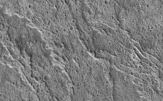 <h1>PIA06288:  Ascraeus Lava Flows</h1><div class="PIA06288" lang="en" style="width:512px;text-align:left;margin:auto;background-color:#000;padding:10px;max-height:150px;overflow:auto;"><p>29 May 2004<br />This Mars Global Surveyor (MGS) Mars Orbiter Camera (MOC) image shows lava flows on the middle west flank of the large martian volcano, Ascraeus Mons. The flows ran downslope from the lower right (southeast) toward upper left (northwest). These flows are located near 11.9°N, 105.5°W. This December 2003 image covers an area about 3 km (1.9 mi) across; sunlight illuminates the scene from the lower left.</p><br /><br /><a href="http://photojournal.jpl.nasa.gov/catalog/PIA06288" onclick="window.open(this.href); return false;" title="Voir l'image 	 PIA06288:  Ascraeus Lava Flows	  sur le site de la NASA">Voir l'image 	 PIA06288:  Ascraeus Lava Flows	  sur le site de la NASA.</a></div>