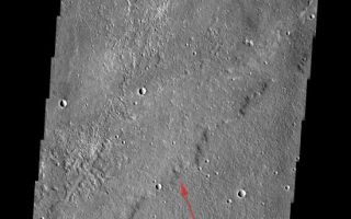 <h1>PIA06826:  Tantalus Fluctus</h1><div class="PIA06826" lang="en" style="width:550px;text-align:left;margin:auto;background-color:#000;padding:10px;max-height:150px;overflow:auto;"><a href="/figures/PIA06826_fig1.jpg"> </a><br /><p>Released August 19, 2004</br>The THEMIS Image of the Day will be exploring the <a href="/catalog/PIA06821">nomenclature of Mars</a> for the next three weeks.</p><p>Tantalus Fluctus</br>Fluctus: flow terrainTantalus: son of Zeus; King of Sipylos. He cut up and stewed the flesh of his son to serve at a feast with the gods. For this crime his family was cursed for five generations.</p><p>The Tantalus Fluctus region of Mars is comprised of multiple lava flows. The margin of one of these flows is indicated by red arrows on the VIS image above.</p><p><b>Nomenclature Fact of the Day:</b> Three landform types that do not use a descriptor as part of their name are craters, eruptive centers, and large ring features.</p><p>Image information: VIS instrument. Latitude 33.9, Longitude 261.1 East (98.9 West). 19 meter/pixel resolution.</p><p>Note: this THEMIS visual image has not been radiometrically nor geometrically calibrated for this preliminary release. An empirical correction has been performed to remove instrumental effects. A linear shift has been applied in the cross-track and down-track direction to approximate spacecraft and planetary motion. Fully calibrated and geometrically projected images will be released through the Planetary Data System in accordance with Project policies at a later time.</p><p>NASA's Jet Propulsion Laboratory manages the 2001 Mars Odyssey mission for NASA's Office of Space Science, Washington, D.C. The Thermal Emission Imaging System (THEMIS) was developed by Arizona State University, Tempe, in collaboration with Raytheon Santa Barbara Remote Sensing. The THEMIS investigation is led by Dr. Philip Christensen at Arizona State University. Lockheed Martin Astronautics, Denver, is the prime contractor for the Odyssey project, and developed and built the orbiter. Mission operations are conducted jointly from Lockheed Martin and from JPL, a division of the California Institute of Technology in Pasadena.</p><br /><br /><a href="http://photojournal.jpl.nasa.gov/catalog/PIA06826" onclick="window.open(this.href); return false;" title="Voir l'image 	 PIA06826:  Tantalus Fluctus	  sur le site de la NASA">Voir l'image 	 PIA06826:  Tantalus Fluctus	  sur le site de la NASA.</a></div>