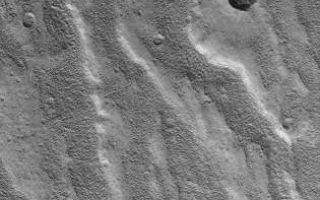 <h1>PIA06965:  Alba Patera Valleys</h1><div class="PIA06965" lang="en" style="width:315px;text-align:left;margin:auto;background-color:#000;padding:10px;max-height:150px;overflow:auto;"><p>24 October 2004<br >The northwest flanks of the broad, northern Tharsis volcano, Alba Patera, have been known since the 1970s to exhibit a plethora of what appeared to be branching valley networks running down the volcano slopes. Some investigators suggested that these valleys were evidence for precipitation and runoff of liquid water on the volcano flanks. It was hoped that high resolution images from the Mars Global Surveyor (MGS) Mars Orbiter Camera (MOC) would provide new details that would confirm or refute the hypothesis. The problem is, MGS MOC images instead showed a surface largely covered by an eroded, rough-textured mantle that obscured the valley floors. The images, such as the one shown here, also showed that the valleys are discontinuous and indistinct when viewed at high resolution (although, when shrunk to fit within the reduced-scale view on this web page, they may seem continuous -- click on the image to view the full-scale picture). The valleys in the lower quarter of this image have been cut by a fault. This image is located on Alba Patera near 45.8°N, 111.8°W. The image covers an area about 3 km (1.9 mi) wide. Sunlight illuminates the scene from the lower left.</p><br /><br /><a href="http://photojournal.jpl.nasa.gov/catalog/PIA06965" onclick="window.open(this.href); return false;" title="Voir l'image 	 PIA06965:  Alba Patera Valleys	  sur le site de la NASA">Voir l'image 	 PIA06965:  Alba Patera Valleys	  sur le site de la NASA.</a></div>
