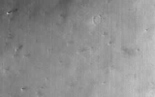 <h1>PIA07308:  Big Dust Devils</h1><div class="PIA07308" lang="en" style="width:512px;text-align:left;margin:auto;background-color:#000;padding:10px;max-height:150px;overflow:auto;"><p>28 January 2004<br >Northern Amazonis Planitia is famous for its frequent, large (> 1 km high) dust devils. They occur throughout the spring and summer seasons, and can be detected from orbit, even at the ~240 meters (~278 yards) per pixel resolution of the Mars Global Surveyor (MGS) Mars Orbiter Camera (MOC) wide angle instruments. This red wide angle image shows a plethora of large dust devils. The arrow points to an example. Shadows cast by the towering columns of swirling dust point away from the direction of sunlight illumination (sun is coming from the left/lower left). This December 2004 scene covers an area more than 125 km (> 78 mi) across and is located near 37°N, 154°W.</p><br /><br /><a href="http://photojournal.jpl.nasa.gov/catalog/PIA07308" onclick="window.open(this.href); return false;" title="Voir l'image 	 PIA07308:  Big Dust Devils	  sur le site de la NASA">Voir l'image 	 PIA07308:  Big Dust Devils	  sur le site de la NASA.</a></div>