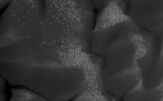 <h1>PIA07351:  Dunes in Noachis</h1><div class="PIA07351" lang="en" style="width:407px;text-align:left;margin:auto;background-color:#000;padding:10px;max-height:150px;overflow:auto;"><p>10 February 2005 <br />This Mars Global Surveyor (MGS) Mars Orbiter Camera (MOC) image shows low albedo sand dunes on the floor of a crater in southern Noachis Terra.</p><p>Location near: 52.5°S, 336.9°W <br .>Image width: ~~3.0 km (~1.9 mi) <br .>Illumination from: upper left <br .>Season: Southern Autumn <br .></p><br /><br /><a href="http://photojournal.jpl.nasa.gov/catalog/PIA07351" onclick="window.open(this.href); return false;" title="Voir l'image 	 PIA07351:  Dunes in Noachis	  sur le site de la NASA">Voir l'image 	 PIA07351:  Dunes in Noachis	  sur le site de la NASA.</a></div>