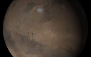 <h1>PIA07378:  Mars at Ls 160°: Elysium/Mare Cimmerium</h1><div class="PIA07378" lang="en" style="width:640px;text-align:left;margin:auto;background-color:#000;padding:10px;max-height:150px;overflow:auto;"><p>This picture is a composite of Mars Global Surveyor (MGS) Mars Orbiter Camera (MOC) daily global images acquired at Ls 160° during a previous Mars year. This month, Mars looks similar, as Ls 160° occurred in mid-February 2005. The picture shows the Elysium/Mare Cimmerium face of Mars. Over the course of the month, additional faces of Mars as it appears at this time of year are being posted for MOC Picture of the Day. Ls, solar longitude, is a measure of the time of year on Mars. Mars travels 360° around the Sun in 1 Mars year. The year begins at Ls 0°--the start of northern spring and southern summer. </p><p>Season: Northern Summer/Southern Winter <br /></p><br /><br /><a href="http://photojournal.jpl.nasa.gov/catalog/PIA07378" onclick="window.open(this.href); return false;" title="Voir l'image 	 PIA07378:  Mars at Ls 160°: Elysium/Mare Cimmerium	  sur le site de la NASA">Voir l'image 	 PIA07378:  Mars at Ls 160°: Elysium/Mare Cimmerium	  sur le site de la NASA.</a></div>