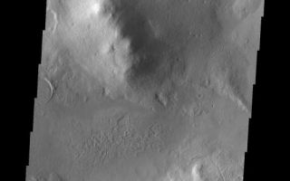 <h1>PIA07452:  Deuteronlius Mensae Central Peak</h1><div class="PIA07452" lang="en" style="width:524px;text-align:left;margin:auto;background-color:#000;padding:10px;max-height:150px;overflow:auto;"><a href="/figures/PIA07452_fig1.jpg"></a><br /><p>The topic for the Image of the Day for the weeks of March 7-18 will be mountains on Mars.</p><p>This image is located in Deuteronlius Mensae and contains a central peak in the middle of an older, flat-floored crater, infilled by sediment.</p><p>A good diagram showing the structural difference between simple and complex craters is here: <a href="http://www.lpi.usra.edu/expmoon/science/craterstructure.html">http://www.lpi.usra.edu/expmoon/science/craterstructure.html</a></p>Image information: VIS instrument. Latitude 5.4 Longitude 93.6 East (266.4 West). 19 meter/pixel resolution.</p><p>Note: this THEMIS visual image has not been radiometrically nor geometrically calibrated for this preliminary release. An empirical correction has been performed to remove instrumental effects. A linear shift has been applied in the cross-track and down-track direction to approximate spacecraft and planetary motion. Fully calibrated and geometrically projected images will be released through the Planetary Data System in accordance with Project policies at a later time.</p><p>NASA's Jet Propulsion Laboratory manages the 2001 Mars Odyssey mission for NASA's Office of Space Science, Washington, D.C. The Thermal Emission Imaging System (THEMIS) was developed by Arizona State University, Tempe, in collaboration with Raytheon Santa Barbara Remote Sensing. The THEMIS investigation is led by Dr. Philip Christensen at Arizona State University. Lockheed Martin Astronautics, Denver, is the prime contractor for the Odyssey project, and developed and built the orbiter. Mission operations are conducted jointly from Lockheed Martin and from JPL, a division of the California Institute of Technology in Pasadena.</p><br /><br /><a href="http://photojournal.jpl.nasa.gov/catalog/PIA07452" onclick="window.open(this.href); return false;" title="Voir l'image 	 PIA07452:  Deuteronlius Mensae Central Peak	  sur le site de la NASA">Voir l'image 	 PIA07452:  Deuteronlius Mensae Central Peak	  sur le site de la NASA.</a></div>