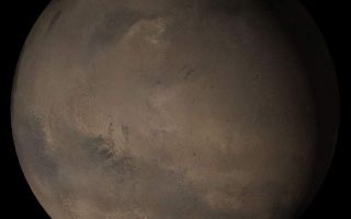 <h1>PIA07493:  Mars at Ls 176°: Elysium/Mare Cimmerium</h1><div class="PIA07493" lang="en" style="width:640px;text-align:left;margin:auto;background-color:#000;padding:10px;max-height:150px;overflow:auto;"><p>22 March 2005 <br />This picture is a composite of Mars Global Surveyor (MGS) Mars Orbiter Camera (MOC) daily global images acquired at Ls 176° during a previous Mars year. This month, Mars looks similar, as Ls 176° occurred in mid-March 2005. The picture shows the Elysium/Mare Cimmerium face of Mars. Over the course of the month, additional faces of Mars as it appears at this time of year are being posted for MOC Picture of the Day. Ls, solar longitude, is a measure of the time of year on Mars. Mars travels 360° around the Sun in 1 Mars year. The year begins at Ls 0°, the start of northern spring and southern autumn.</p><p>Location near: 79.1°N, 228.8°W <br />Image width: ~3 km (~1.9 mi) <br />Illumination from: lower left <br />Season: Northern Summer/Southern Winter<br /></p><br /><br /><a href="http://photojournal.jpl.nasa.gov/catalog/PIA07493" onclick="window.open(this.href); return false;" title="Voir l'image 	 PIA07493:  Mars at Ls 176°: Elysium/Mare Cimmerium	  sur le site de la NASA">Voir l'image 	 PIA07493:  Mars at Ls 176°: Elysium/Mare Cimmerium	  sur le site de la NASA.</a></div>