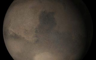 <h1>PIA07857:  Mars at Ls 193°: Syrtis Major</h1><div class="PIA07857" lang="en" style="width:640px;text-align:left;margin:auto;background-color:#000;padding:10px;max-height:150px;overflow:auto;"><p>19 April 2005 <br />This picture is a composite of Mars Global Surveyor (MGS) Mars Orbiter Camera (MOC) daily global images acquired at Ls 193° during a previous Mars year. This month, Mars looks similar, as Ls 193° occurred in mid-April 2005. The picture shows the Syrtis Major face of Mars. Over the course of the month, additional faces of Mars as it appears at this time of year are being posted for MOC Picture of the Day. Ls, solar longitude, is a measure of the time of year on Mars. Mars travels 360° around the Sun in 1 Mars year. The year begins at Ls 0°, the start of northern spring and southern summer.</p><p>Season: Northern Autumn/Southern Spring</p><br /><br /><a href="http://photojournal.jpl.nasa.gov/catalog/PIA07857" onclick="window.open(this.href); return false;" title="Voir l'image 	 PIA07857:  Mars at Ls 193°: Syrtis Major	  sur le site de la NASA">Voir l'image 	 PIA07857:  Mars at Ls 193°: Syrtis Major	  sur le site de la NASA.</a></div>