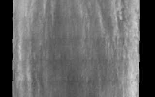 <h1>PIA08043:  Linear Clouds</h1><div class="PIA08043" lang="en" style="width:430px;text-align:left;margin:auto;background-color:#000;padding:10px;max-height:150px;overflow:auto;"><p><a href="/figures/PIA08043_fig1.jpg"></a><br><b>Context image for PIA08043<br />Linear Clouds</b></p><p>These linear clouds are part of a large storm front that occurred near the south pole during late summer.<p>Image information: VIS instrument. Latitude 82.9N, Longitude 221.5E. 17 meter/pixel resolution.</p><p>Please see the <a href="http://themis.asu.edu/terms" target="_blank">THEMIS Data Citation Note</a> for details on crediting THEMIS images. </p><p>Note: this THEMIS visual image has not been radiometrically nor geometrically calibrated for this preliminary release. An empirical correction has been performed to remove instrumental effects. A linear shift has been applied in the cross-track and down-track direction to approximate spacecraft and planetary motion. Fully calibrated and geometrically projected images will be released through the Planetary Data System in accordance with Project policies at a later time.</p><p>NASA's Jet Propulsion Laboratory manages the 2001 Mars Odyssey mission for NASA's Office of Space Science, Washington, D.C. The Thermal Emission Imaging System (THEMIS) was developed by Arizona State University, Tempe, in collaboration with Raytheon Santa Barbara Remote Sensing. The THEMIS investigation is led by Dr. Philip Christensen at Arizona State University. Lockheed Martin Astronautics, Denver, is the prime contractor for the Odyssey project, and developed and built the orbiter. Mission operations are conducted jointly from Lockheed Martin and from JPL, a division of the California Institute of Technology in Pasadena.</p><br /><br /><a href="http://photojournal.jpl.nasa.gov/catalog/PIA08043" onclick="window.open(this.href); return false;" title="Voir l'image 	 PIA08043:  Linear Clouds	  sur le site de la NASA">Voir l'image 	 PIA08043:  Linear Clouds	  sur le site de la NASA.</a></div>