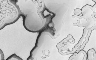 <h1>PIA08076:  Incomplete Puzzle</h1><div class="PIA08076" lang="en" style="width:638px;text-align:left;margin:auto;background-color:#000;padding:10px;max-height:150px;overflow:auto;"><p>15 April 2006<br />This Mars Global Surveyor (MGS) Mars Orbiter Camera (MOC) image shows a mid-summer view of a portion of the south polar residual cap of Mars. The large, relatively flat-lying, puzzle-like pieces in this scene are mesas composed largely of solid carbon dioxide.</p><p>Location near: 85.5°S, 76.8°W <br />Image width: ~3 km (~1.9 mi) <br />Illumination from: upper left <br />Season: Southern Summer </p><br /><br /><a href="http://photojournal.jpl.nasa.gov/catalog/PIA08076" onclick="window.open(this.href); return false;" title="Voir l'image 	 PIA08076:  Incomplete Puzzle	  sur le site de la NASA">Voir l'image 	 PIA08076:  Incomplete Puzzle	  sur le site de la NASA.</a></div>