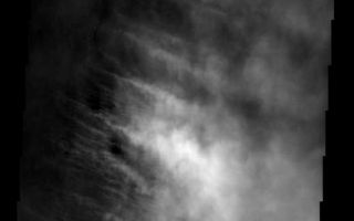 <h1>PIA08464:  Storm Front</h1><div class="PIA08464" lang="en" style="width:519px;text-align:left;margin:auto;background-color:#000;padding:10px;max-height:150px;overflow:auto;"><p><a href="/figures/PIA08464_fig1.jpg"></a><br><b>Context image for PIA08464<br />Storm Front</b></p><p>This image shows the edge of a storm.<p>Image information: VIS instrument. Latitude 44.9N, Longitude 8.7E. 19 meter/pixel resolution.</p><p>Please see the <a href="http://themis.asu.edu/terms" target="_blank">THEMIS Data Citation Note</a> for details on crediting THEMIS images. </p><p>Note: this THEMIS visual image has not been radiometrically nor geometrically calibrated for this preliminary release. An empirical correction has been performed to remove instrumental effects. A linear shift has been applied in the cross-track and down-track direction to approximate spacecraft and planetary motion. Fully calibrated and geometrically projected images will be released through the Planetary Data System in accordance with Project policies at a later time.</p><p>NASA's Jet Propulsion Laboratory manages the 2001 Mars Odyssey mission for NASA's Office of Space Science, Washington, D.C. The Thermal Emission Imaging System (THEMIS) was developed by Arizona State University, Tempe, in collaboration with Raytheon Santa Barbara Remote Sensing. The THEMIS investigation is led by Dr. Philip Christensen at Arizona State University. Lockheed Martin Astronautics, Denver, is the prime contractor for the Odyssey project, and developed and built the orbiter. Mission operations are conducted jointly from Lockheed Martin and from JPL, a division of the California Institute of Technology in Pasadena.</p><br /><br /><a href="http://photojournal.jpl.nasa.gov/catalog/PIA08464" onclick="window.open(this.href); return false;" title="Voir l'image 	 PIA08464:  Storm Front	  sur le site de la NASA">Voir l'image 	 PIA08464:  Storm Front	  sur le site de la NASA.</a></div>