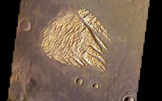 <h1>PIA08591:  Martian Color #7</h1><div class="PIA08591" lang="en" style="width:800px;text-align:left;margin:auto;background-color:#000;padding:10px;max-height:150px;overflow:auto;"><p><a href="/figures/PIA08591_fig1.jpg"></a><br><b>Context image for PIA08591<br />Martian Color #7</b></p><p>This image shows the bright deposit remaining on the floor of Pollack Crater.</p><p>This color treatment is the result of a collaboration between THEMIS team members at Cornell University and space artist Don Davis, who is an expert on true-color renderings of planetary and astronomical objects. Davis began with calibrated and co-registered THEMIS VIS multi-band radiance files produced by the Cornell group. Using as a guide true-color imaging from spacecraft and his own personal experience at Mt. Wilson and other observatories, he performed a manual color balance to display the spectral capabilities of the THEMIS imager within the context of other Mars observations. He also did some manual smoothing along with other image processing to minimize the effects of residual scattered light in the images.</p><p>Image information: VIS instrument. Latitude -8.0N, Longitude 24.9E. 35 meter/pixel resolution.</p><p>Please see the <a href="http://themis.asu.edu/terms" target="_blank">THEMIS Data Citation Note</a> for details on crediting THEMIS images. </p><p>Note: this THEMIS visual image has not been radiometrically nor geometrically calibrated for this preliminary release. An empirical correction has been performed to remove instrumental effects. A linear shift has been applied in the cross-track and down-track direction to approximate spacecraft and planetary motion. Fully calibrated and geometrically projected images will be released through the Planetary Data System in accordance with Project policies at a later time.</p><p>NASA's Jet Propulsion Laboratory manages the 2001 Mars Odyssey mission for NASA's Office of Space Science, Washington, D.C. The Thermal Emission Imaging System (THEMIS) was developed by Arizona State University, Tempe, in collaboration with Raytheon Santa Barbara Remote Sensing. The THEMIS investigation is led by Dr. Philip Christensen at Arizona State University. Lockheed Martin Astronautics, Denver, is the prime contractor for the Odyssey project, and developed and built the orbiter. Mission operations are conducted jointly from Lockheed Martin and from JPL, a division of the California Institute of Technology in Pasadena.</p><br /><br /><a href="http://photojournal.jpl.nasa.gov/catalog/PIA08591" onclick="window.open(this.href); return false;" title="Voir l'image 	 PIA08591:  Martian Color #7	  sur le site de la NASA">Voir l'image 	 PIA08591:  Martian Color #7	  sur le site de la NASA.</a></div>