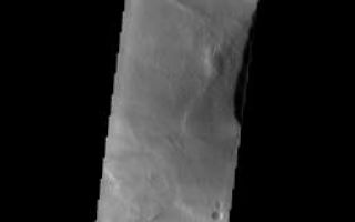 <h1>PIA09164:  Arsia Vent</h1><div class="PIA09164" lang="en" style="width:257px;text-align:left;margin:auto;background-color:#000;padding:10px;max-height:150px;overflow:auto;"><p><a href="/figures/PIA09164_fig1.jpg"></a><br><b>Context image for PIA09164<br />Arsia Vent</b></p><p>The interesting flow texture in this image indicates a volcanic vent at this location at the base of Arsia Mons.<p>Image information: VIS instrument. Latitude -8.7N, Longitude 236.2E. 35 meter/pixel resolution.</p><p>Please see the <a href="http://themis.asu.edu/terms" target="_blank">THEMIS Data Citation Note</a> for details on crediting THEMIS images.</p><p>Note: this THEMIS visual image has not been radiometrically nor geometrically calibrated for this preliminary release. An empirical correction has been performed to remove instrumental effects. A linear shift has been applied in the cross-track and down-track direction to approximate spacecraft and planetary motion. Fully calibrated and geometrically projected images will be released through the Planetary Data System in accordance with Project policies at a later time.</p><p>NASA's Jet Propulsion Laboratory manages the 2001 Mars Odyssey mission for NASA's Office of Space Science, Washington, D.C. The Thermal Emission Imaging System (THEMIS) was developed by Arizona State University, Tempe, in collaboration with Raytheon Santa Barbara Remote Sensing. The THEMIS investigation is led by Dr. Philip Christensen at Arizona State University. Lockheed Martin Astronautics, Denver, is the prime contractor for the Odyssey project, and developed and built the orbiter. Mission operations are conducted jointly from Lockheed Martin and from JPL, a division of the California Institute of Technology in Pasadena.</p><br /><br /><a href="http://photojournal.jpl.nasa.gov/catalog/PIA09164" onclick="window.open(this.href); return false;" title="Voir l'image 	 PIA09164:  Arsia Vent	  sur le site de la NASA">Voir l'image 	 PIA09164:  Arsia Vent	  sur le site de la NASA.</a></div>