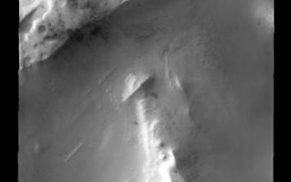 <h1>PIA09168:  Polar Ridges</h1><div class="PIA09168" lang="en" style="width:428px;text-align:left;margin:auto;background-color:#000;padding:10px;max-height:150px;overflow:auto;"><p><a href="/figures/PIA09168_fig1.jpg"></a><br><b>Context image for PIA09168<br />Polar Ridges</b></p><p>This image of the margin of the south polar cap shows several ridges. Gullies have formed on the east side of the mesa at the bottom of the image.<p>Image information: VIS instrument. Latitude -81.4N, Longitude 291.2E. 17 meter/pixel resolution.</p><p>Please see the <a href="http://themis.asu.edu/terms" target="_blank">THEMIS Data Citation Note</a> for details on crediting THEMIS images.</p><p>Note: this THEMIS visual image has not been radiometrically nor geometrically calibrated for this preliminary release. An empirical correction has been performed to remove instrumental effects. A linear shift has been applied in the cross-track and down-track direction to approximate spacecraft and planetary motion. Fully calibrated and geometrically projected images will be released through the Planetary Data System in accordance with Project policies at a later time.</p><p>NASA's Jet Propulsion Laboratory manages the 2001 Mars Odyssey mission for NASA's Office of Space Science, Washington, D.C. The Thermal Emission Imaging System (THEMIS) was developed by Arizona State University, Tempe, in collaboration with Raytheon Santa Barbara Remote Sensing. The THEMIS investigation is led by Dr. Philip Christensen at Arizona State University. Lockheed Martin Astronautics, Denver, is the prime contractor for the Odyssey project, and developed and built the orbiter. Mission operations are conducted jointly from Lockheed Martin and from JPL, a division of the California Institute of Technology in Pasadena.</p><br /><br /><a href="http://photojournal.jpl.nasa.gov/catalog/PIA09168" onclick="window.open(this.href); return false;" title="Voir l'image 	 PIA09168:  Polar Ridges	  sur le site de la NASA">Voir l'image 	 PIA09168:  Polar Ridges	  sur le site de la NASA.</a></div>