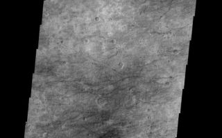 <h1>PIA09442:  Dust Devil Tracks</h1><div class="PIA09442" lang="en" style="width:555px;text-align:left;margin:auto;background-color:#000;padding:10px;max-height:150px;overflow:auto;"><p><a href="/figures/PIA09442_fig1.jpg"></a><br><b>Context image for PIA09442<br />Dust Devil Tracks</b></p><p>The dust devil tracks in this region of Noachis Terra are found on the plains and within craters.<p>Image information: VIS instrument. Latitude -50.9N, Longitude 18.1E. 17 meter/pixel resolution.</p><p>Please see the <a href="http://themis.asu.edu/terms" target="_blank">THEMIS Data Citation Note</a> for details on crediting THEMIS images.</p><p>Note: this THEMIS visual image has not been radiometrically nor geometrically calibrated for this preliminary release. An empirical correction has been performed to remove instrumental effects. A linear shift has been applied in the cross-track and down-track direction to approximate spacecraft and planetary motion. Fully calibrated and geometrically projected images will be released through the Planetary Data System in accordance with Project policies at a later time.</p><p>NASA's Jet Propulsion Laboratory manages the 2001 Mars Odyssey mission for NASA's Office of Space Science, Washington, D.C. The Thermal Emission Imaging System (THEMIS) was developed by Arizona State University, Tempe, in collaboration with Raytheon Santa Barbara Remote Sensing. The THEMIS investigation is led by Dr. Philip Christensen at Arizona State University. Lockheed Martin Astronautics, Denver, is the prime contractor for the Odyssey project, and developed and built the orbiter. Mission operations are conducted jointly from Lockheed Martin and from JPL, a division of the California Institute of Technology in Pasadena.</p><br /><br /><a href="http://photojournal.jpl.nasa.gov/catalog/PIA09442" onclick="window.open(this.href); return false;" title="Voir l'image 	 PIA09442:  Dust Devil Tracks	  sur le site de la NASA">Voir l'image 	 PIA09442:  Dust Devil Tracks	  sur le site de la NASA.</a></div>