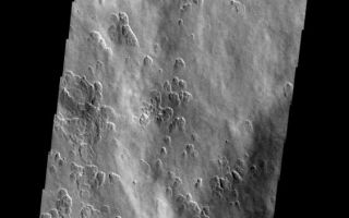 <h1>PIA09445:  Odd Texture</h1><div class="PIA09445" lang="en" style="width:564px;text-align:left;margin:auto;background-color:#000;padding:10px;max-height:150px;overflow:auto;"><p><a href="/figures/PIA09445_fig1.jpg"></a><br><b>Context image for PIA09445<br />Odd Texture</b></p><p>This image shows a small portion of Amphitrites Patera. The odd surface texture is also seen on Peneus Patera. Both paterae are thought to be ancient volcanoes, and both are located near the south pole.<p>Image information: VIS instrument. Latitude -57.6N, Longitude 59.1E. 17 meter/pixel resolution.</p><p>Please see the <a href="http://themis.asu.edu/terms" target="_blank">THEMIS Data Citation Note</a> for details on crediting THEMIS images.</p><p>Note: this THEMIS visual image has not been radiometrically nor geometrically calibrated for this preliminary release. An empirical correction has been performed to remove instrumental effects. A linear shift has been applied in the cross-track and down-track direction to approximate spacecraft and planetary motion. Fully calibrated and geometrically projected images will be released through the Planetary Data System in accordance with Project policies at a later time.</p><p>NASA's Jet Propulsion Laboratory manages the 2001 Mars Odyssey mission for NASA's Office of Space Science, Washington, D.C. The Thermal Emission Imaging System (THEMIS) was developed by Arizona State University, Tempe, in collaboration with Raytheon Santa Barbara Remote Sensing. The THEMIS investigation is led by Dr. Philip Christensen at Arizona State University. Lockheed Martin Astronautics, Denver, is the prime contractor for the Odyssey project, and developed and built the orbiter. Mission operations are conducted jointly from Lockheed Martin and from JPL, a division of the California Institute of Technology in Pasadena.</p><br /><br /><a href="http://photojournal.jpl.nasa.gov/catalog/PIA09445" onclick="window.open(this.href); return false;" title="Voir l'image 	 PIA09445:  Odd Texture	  sur le site de la NASA">Voir l'image 	 PIA09445:  Odd Texture	  sur le site de la NASA.</a></div>