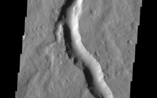 <h1>PIA09991:  Scamander Vallis</h1><div class="PIA09991" lang="en" style="width:520px;text-align:left;margin:auto;background-color:#000;padding:10px;max-height:150px;overflow:auto;"><p><a href="/figures/PIA09991_fig1.jpg"></a><br><b>Context image for PIA09991<br />Scamander Vallis</b></p><p>The major Martian dust storm of 2007 filled the sky with dust and produced conditions that prevented the THEMIS VIS camera from being able to image the surface. With no new images being acquired, we've dug into the archive to highlight some interesting areas on Mars. The this week's topic is medium sized channels. This image of Scamander Vallis contains several tributaries entering the main channel.<p>Image information: VIS instrument. Latitude 14.8N, Longitude 29.0E. 18 meter/pixel resolution.</p><p>Please see the <a href="http://themis.asu.edu/terms" target="_blank">THEMIS Data Citation Note</a> for details on crediting THEMIS images.</p><p>Note: this THEMIS visual image has not been radiometrically nor geometrically calibrated for this preliminary release. An empirical correction has been performed to remove instrumental effects. A linear shift has been applied in the cross-track and down-track direction to approximate spacecraft and planetary motion. Fully calibrated and geometrically projected images will be released through the Planetary Data System in accordance with Project policies at a later time.</p><p>NASA's Jet Propulsion Laboratory manages the 2001 Mars Odyssey mission for NASA's Office of Space Science, Washington, D.C. The Thermal Emission Imaging System (THEMIS) was developed by Arizona State University, Tempe, in collaboration with Raytheon Santa Barbara Remote Sensing. The THEMIS investigation is led by Dr. Philip Christensen at Arizona State University. Lockheed Martin Astronautics, Denver, is the prime contractor for the Odyssey project, and developed and built the orbiter. Mission operations are conducted jointly from Lockheed Martin and from JPL, a division of the California Institute of Technology in Pasadena.</p><br /><br /><a href="http://photojournal.jpl.nasa.gov/catalog/PIA09991" onclick="window.open(this.href); return false;" title="Voir l'image 	 PIA09991:  Scamander Vallis	  sur le site de la NASA">Voir l'image 	 PIA09991:  Scamander Vallis	  sur le site de la NASA.</a></div>