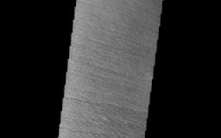 <h1>PIA10022:  Medusa Fossae Textures</h1><div class="PIA10022" lang="en" style="width:256px;text-align:left;margin:auto;background-color:#000;padding:10px;max-height:150px;overflow:auto;"><p><a href="/figures/PIA10022_fig1.jpg"></a><br><b>Context image for PIA10022<br />Medusa Fossae Textures</b></p><p>The Medusa Fossae Formation is located east of the Tharsis volcanoes. The material(s) of the formation are easily eroded by the wind and many different wind sculpted textures are found in images of this region.<p>Image information: VIS instrument. Latitude 5.8N, Longitude 214.1E. 36 meter/pixel resolution.</p><p>Please see the <a href="http://themis.asu.edu/terms" target="_blank">THEMIS Data Citation Note</a> for details on crediting THEMIS images.</p><p>Note: this THEMIS visual image has not been radiometrically nor geometrically calibrated for this preliminary release. An empirical correction has been performed to remove instrumental effects. A linear shift has been applied in the cross-track and down-track direction to approximate spacecraft and planetary motion. Fully calibrated and geometrically projected images will be released through the Planetary Data System in accordance with Project policies at a later time.</p><p>NASA's Jet Propulsion Laboratory manages the 2001 Mars Odyssey mission for NASA's Office of Space Science, Washington, D.C. The Thermal Emission Imaging System (THEMIS) was developed by Arizona State University, Tempe, in collaboration with Raytheon Santa Barbara Remote Sensing. The THEMIS investigation is led by Dr. Philip Christensen at Arizona State University. Lockheed Martin Astronautics, Denver, is the prime contractor for the Odyssey project, and developed and built the orbiter. Mission operations are conducted jointly from Lockheed Martin and from JPL, a division of the California Institute of Technology in Pasadena.<br /><br /><a href="http://photojournal.jpl.nasa.gov/catalog/PIA10022" onclick="window.open(this.href); return false;" title="Voir l'image 	 PIA10022:  Medusa Fossae Textures	  sur le site de la NASA">Voir l'image 	 PIA10022:  Medusa Fossae Textures	  sur le site de la NASA.</a></div>