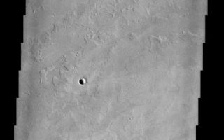 <h1>PIA10037:  Collapse Tube</h1><div class="PIA10037" lang="en" style="width:543px;text-align:left;margin:auto;background-color:#000;padding:10px;max-height:150px;overflow:auto;"><p><a href="/figures/PIA10037_fig1.jpg"></a><br><b>Context image for PIA10037<br />Collapse Tube</b></p><p>This linear collection of circular depressions most likely represents the collapse of a lava roof into the now empty lava tube. Lava tubes are a common feature related to shield volcanoes. The lava flows in this image came from Ascraeus Mons.<p>Image information: VIS instrument. Latitude 0.0N, Longitude 0.0E. 0 meter/pixel resolution.</p><p>Please see the <a href="http://themis.asu.edu/terms" target="_blank">THEMIS Data Citation Note</a> for details on crediting THEMIS images.</p><p>Note: this THEMIS visual image has not been radiometrically nor geometrically calibrated for this preliminary release. An empirical correction has been performed to remove instrumental effects. A linear shift has been applied in the cross-track and down-track direction to approximate spacecraft and planetary motion. Fully calibrated and geometrically projected images will be released through the Planetary Data System in accordance with Project policies at a later time.</p><p>NASA's Jet Propulsion Laboratory manages the 2001 Mars Odyssey mission for NASA's Office of Space Science, Washington, D.C. The Thermal Emission Imaging System (THEMIS) was developed by Arizona State University, Tempe, in collaboration with Raytheon Santa Barbara Remote Sensing. The THEMIS investigation is led by Dr. Philip Christensen at Arizona State University. Lockheed Martin Astronautics, Denver, is the prime contractor for the Odyssey project, and developed and built the orbiter. Mission operations are conducted jointly from Lockheed Martin and from JPL, a division of the California Institute of Technology in Pasadena.</p><br /><br /><a href="http://photojournal.jpl.nasa.gov/catalog/PIA10037" onclick="window.open(this.href); return false;" title="Voir l'image 	 PIA10037:  Collapse Tube	  sur le site de la NASA">Voir l'image 	 PIA10037:  Collapse Tube	  sur le site de la NASA.</a></div>