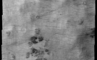 <h1>PIA10039:  Dust Devil Tracks</h1><div class="PIA10039" lang="en" style="width:539px;text-align:left;margin:auto;background-color:#000;padding:10px;max-height:150px;overflow:auto;"><p><a href="/figures/PIA10039_fig1.jpg"></a><br><b>Context image for PIA10039<br />Dust Devil Tracks</b></p><p>These dust devil tracks are located in Aonia Terra, near the south polar region. Happy Halloween from the dust devils on Mars!<p>Image information: VIS instrument. Latitude -63.0N, Longitude 252.4E. 17 meter/pixel resolution.</p><p>Please see the <a href="http://themis.asu.edu/terms" target="_blank">THEMIS Data Citation Note</a> for details on crediting THEMIS images.</p><p>Note: this THEMIS visual image has not been radiometrically nor geometrically calibrated for this preliminary release. An empirical correction has been performed to remove instrumental effects. A linear shift has been applied in the cross-track and down-track direction to approximate spacecraft and planetary motion. Fully calibrated and geometrically projected images will be released through the Planetary Data System in accordance with Project policies at a later time.</p><p>NASA's Jet Propulsion Laboratory manages the 2001 Mars Odyssey mission for NASA's Office of Space Science, Washington, D.C. The Thermal Emission Imaging System (THEMIS) was developed by Arizona State University, Tempe, in collaboration with Raytheon Santa Barbara Remote Sensing. The THEMIS investigation is led by Dr. Philip Christensen at Arizona State University. Lockheed Martin Astronautics, Denver, is the prime contractor for the Odyssey project, and developed and built the orbiter. Mission operations are conducted jointly from Lockheed Martin and from JPL, a division of the California Institute of Technology in Pasadena.</p><br /><br /><a href="http://photojournal.jpl.nasa.gov/catalog/PIA10039" onclick="window.open(this.href); return false;" title="Voir l'image 	 PIA10039:  Dust Devil Tracks	  sur le site de la NASA">Voir l'image 	 PIA10039:  Dust Devil Tracks	  sur le site de la NASA.</a></div>