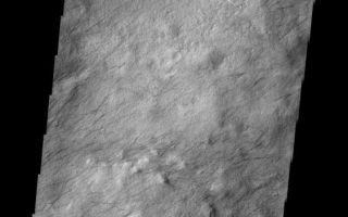 <h1>PIA10059:  Dust Devil Tracks</h1><div class="PIA10059" lang="en" style="width:562px;text-align:left;margin:auto;background-color:#000;padding:10px;max-height:150px;overflow:auto;"><p><a href="/figures/PIA10059_fig1.jpg"></a><br><b>Context image for PIA10059<br />Dust Devil Tracks</b></p><p>These dust devil tracks are located in Terra Sirenum.<p>Image information: VIS instrument. Latitude -54.3N, Longitude 192.5E. 17 meter/pixel resolution.</p><p>Please see the <a href="http://themis.asu.edu/terms" target="_blank">THEMIS Data Citation Note</a> for details on crediting THEMIS images.</p><p>Note: this THEMIS visual image has not been radiometrically nor geometrically calibrated for this preliminary release. An empirical correction has been performed to remove instrumental effects. A linear shift has been applied in the cross-track and down-track direction to approximate spacecraft and planetary motion. Fully calibrated and geometrically projected images will be released through the Planetary Data System in accordance with Project policies at a later time.</p><p>NASA's Jet Propulsion Laboratory manages the 2001 Mars Odyssey mission for NASA's Office of Space Science, Washington, D.C. The Thermal Emission Imaging System (THEMIS) was developed by Arizona State University, Tempe, in collaboration with Raytheon Santa Barbara Remote Sensing. The THEMIS investigation is led by Dr. Philip Christensen at Arizona State University. Lockheed Martin Astronautics, Denver, is the prime contractor for the Odyssey project, and developed and built the orbiter. Mission operations are conducted jointly from Lockheed Martin and from JPL, a division of the California Institute of Technology in Pasadena.</p><br /><br /><a href="http://photojournal.jpl.nasa.gov/catalog/PIA10059" onclick="window.open(this.href); return false;" title="Voir l'image 	 PIA10059:  Dust Devil Tracks	  sur le site de la NASA">Voir l'image 	 PIA10059:  Dust Devil Tracks	  sur le site de la NASA.</a></div>