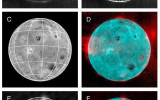 <h1>PIA10100:  Io Eclipse Montage</h1><div class="PIA10100" lang="en" style="width:610px;text-align:left;margin:auto;background-color:#000;padding:10px;max-height:150px;overflow:auto;"><p>New Horizons took this montage of images of Jupiter's volcanic moon Io, glowing in the dark of Jupiter's shadow, as the Pluto-bound spacecraft sped through the Jupiter system on Feb. 27, 2007. </p><p>(A): In this picture from the Long-Range Reconnaissance Imager (LORRI), dark blotches and straight lines are artifacts. The brightest spots (including the volcanoes Pele [P] and East Girru [EG]) are incandescent lava from active volcanoes. The more diffuse glows, and the many faint spots, are from gas in the plumes and atmosphere, glowing due to bombardment by plasma in Jupiter's magnetosphere, in a display similar to the Earth's aurorae. (B): The same image with a latitude/longitude grid, showing that the cluster of faint spots is centered near longitude 0 degrees, the point on Io that faces Jupiter. The image also shows the locations of the plumes seen in sunlit images (indicated by red diamonds), which glow with auroral emission in eclipse. (C): Simulated sunlit view of Io with the same geometry, based on sunlit LORRI images. (D): A combination of the sunlit image (in cyan) and the eclipse image (in red), showing that all point-like glows in the eclipse image arise from dark volcanoes in the eclipse image. (E): This infrared image, at a wavelength of 2.3 microns, obtained by New Horizons Linear Etalon Spectral Imaging Array (LEISA) an hour after the LORRI image, showing thermal emission from active volcanoes. Elongation of the hot spots is an artifact. (F): Combined visible albedo (cyan) and LEISA thermal emission (red) image, showing the sources of the volcanic emission. That most of the faint point-like glows near longitude zero, seen in visible light in images A, B, and D, do not appear in the infrared view of volcanic heat radiation, is one reason scientists believe that these glows are due to auroral emission, not heat radiation.</p><p>This image appears in the Oct. 12, 2007, issue of Science magazine, in a paper by John Spencer, et al. </p><br /><br /><a href="http://photojournal.jpl.nasa.gov/catalog/PIA10100" onclick="window.open(this.href); return false;" title="Voir l'image 	 PIA10100:  Io Eclipse Montage	  sur le site de la NASA">Voir l'image 	 PIA10100:  Io Eclipse Montage	  sur le site de la NASA.</a></div>