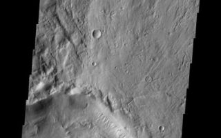 <h1>PIA10263:  Gullies</h1><div class="PIA10263" lang="en" style="width:536px;text-align:left;margin:auto;background-color:#000;padding:10px;max-height:150px;overflow:auto;"><p><a href="/figures/PIA10263_fig1.jpg"></a><br><b>Context image for PIA10263<br />Gullies</b></p><p>Numerous gullies dissect the northeastern rim of this unnamed crater in Noachis Terra.<p>Image information: VIS instrument. Latitude -37.5N, Longitude 351.8E. 17 meter/pixel resolution.</p><p>Please see the <a href="http://themis.asu.edu/terms" target="_blank">THEMIS Data Citation Note</a> for details on crediting THEMIS images.</p><p>Note: this THEMIS visual image has not been radiometrically nor geometrically calibrated for this preliminary release. An empirical correction has been performed to remove instrumental effects. A linear shift has been applied in the cross-track and down-track direction to approximate spacecraft and planetary motion. Fully calibrated and geometrically projected images will be released through the Planetary Data System in accordance with Project policies at a later time.</p><p>NASA's Jet Propulsion Laboratory manages the 2001 Mars Odyssey mission for NASA's Office of Space Science, Washington, D.C. The Thermal Emission Imaging System (THEMIS) was developed by Arizona State University, Tempe, in collaboration with Raytheon Santa Barbara Remote Sensing. The THEMIS investigation is led by Dr. Philip Christensen at Arizona State University. Lockheed Martin Astronautics, Denver, is the prime contractor for the Odyssey project, and developed and built the orbiter. Mission operations are conducted jointly from Lockheed Martin and from JPL, a division of the California Institute of Technology in Pasadena.</p><br /><br /><a href="http://photojournal.jpl.nasa.gov/catalog/PIA10263" onclick="window.open(this.href); return false;" title="Voir l'image 	 PIA10263:  Gullies	  sur le site de la NASA">Voir l'image 	 PIA10263:  Gullies	  sur le site de la NASA.</a></div>