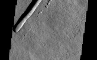 <h1>PIA10292:  Pavonis Mons</h1><div class="PIA10292" lang="en" style="width:564px;text-align:left;margin:auto;background-color:#000;padding:10px;max-height:150px;overflow:auto;"><p><a href="/figures/PIA10292_fig1.jpg"></a><br><b>Context image for PIA10292<br />Pavonis Mons</b></p><p>This image of the eastern flank of Pavonis Mons shows a large collapse feature and the initiation of a similar feature with small collapses to the east.<p>Image information: VIS instrument. Latitude 0.3N, Longitude 249.4E. 18 meter/pixel resolution.</p><p>Please see the <a href="http://themis.asu.edu/terms" target="_blank">THEMIS Data Citation Note</a> for details on crediting THEMIS images.</p><p>Note: this THEMIS visual image has not been radiometrically nor geometrically calibrated for this preliminary release. An empirical correction has been performed to remove instrumental effects. A linear shift has been applied in the cross-track and down-track direction to approximate spacecraft and planetary motion. Fully calibrated and geometrically projected images will be released through the Planetary Data System in accordance with Project policies at a later time.</p><p>NASA's Jet Propulsion Laboratory manages the 2001 Mars Odyssey mission for NASA's Office of Space Science, Washington, D.C. The Thermal Emission Imaging System (THEMIS) was developed by Arizona State University, Tempe, in collaboration with Raytheon Santa Barbara Remote Sensing. The THEMIS investigation is led by Dr. Philip Christensen at Arizona State University. Lockheed Martin Astronautics, Denver, is the prime contractor for the Odyssey project, and developed and built the orbiter. Mission operations are conducted jointly from Lockheed Martin and from JPL, a division of the California Institute of Technology in Pasadena.<br /><br /><a href="http://photojournal.jpl.nasa.gov/catalog/PIA10292" onclick="window.open(this.href); return false;" title="Voir l'image 	 PIA10292:  Pavonis Mons	  sur le site de la NASA">Voir l'image 	 PIA10292:  Pavonis Mons	  sur le site de la NASA.</a></div>