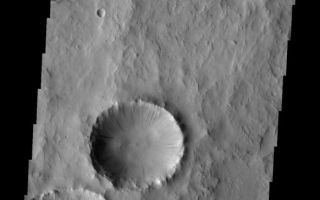 <h1>PIA10298:  Dark Slope Streaks</h1><div class="PIA10298" lang="en" style="width:582px;text-align:left;margin:auto;background-color:#000;padding:10px;max-height:150px;overflow:auto;"><p><a href="/figures/PIA10298_fig1.jpg"></a><br><b>Context image for PIA10298<br />Dark Slope Streaks</b></p><p>All three of these craters in Arabia Terra contain numerous dark slope streaks. The dark streaks mark where dusty material has been removed, revealing the darker material below. Small dust, dirt, or rock avalanches likely produce these marks.<p>Image information: VIS instrument. Latitude 19.1N, Longitude 18.7E. 18 meter/pixel resolution.</p><p>Please see the <a href="http://themis.asu.edu/terms" target="_blank">THEMIS Data Citation Note</a> for details on crediting THEMIS images.</p><p>Note: this THEMIS visual image has not been radiometrically nor geometrically calibrated for this preliminary release. An empirical correction has been performed to remove instrumental effects. A linear shift has been applied in the cross-track and down-track direction to approximate spacecraft and planetary motion. Fully calibrated and geometrically projected images will be released through the Planetary Data System in accordance with Project policies at a later time.</p><p>NASA's Jet Propulsion Laboratory manages the 2001 Mars Odyssey mission for NASA's Office of Space Science, Washington, D.C. The Thermal Emission Imaging System (THEMIS) was developed by Arizona State University, Tempe, in collaboration with Raytheon Santa Barbara Remote Sensing. The THEMIS investigation is led by Dr. Philip Christensen at Arizona State University. Lockheed Martin Astronautics, Denver, is the prime contractor for the Odyssey project, and developed and built the orbiter. Mission operations are conducted jointly from Lockheed Martin and from JPL, a division of the California Institute of Technology in Pasadena.<br /><br /><a href="http://photojournal.jpl.nasa.gov/catalog/PIA10298" onclick="window.open(this.href); return false;" title="Voir l'image 	 PIA10298:  Dark Slope Streaks	  sur le site de la NASA">Voir l'image 	 PIA10298:  Dark Slope Streaks	  sur le site de la NASA.</a></div>