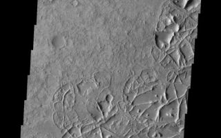 <h1>PIA10310:  More Ridges</h1><div class="PIA10310" lang="en" style="width:540px;text-align:left;margin:auto;background-color:#000;padding:10px;max-height:150px;overflow:auto;"><p><a href="/figures/PIA10310_fig1.jpg"></a><br><b>Context image for PIA10310<br />More Ridges</b></p><p>The small, linear ridges in this image are located on the floor of an unnamed crater in Noachis Terra.<p>Image information: VIS instrument. Latitude -23.7N, Longitude 9.2E. 18 meter/pixel resolution.</p><p>Please see the <a href="http://themis.asu.edu/terms" target="_blank">THEMIS Data Citation Note</a> for details on crediting THEMIS images.</p><p>Note: this THEMIS visual image has not been radiometrically nor geometrically calibrated for this preliminary release. An empirical correction has been performed to remove instrumental effects. A linear shift has been applied in the cross-track and down-track direction to approximate spacecraft and planetary motion. Fully calibrated and geometrically projected images will be released through the Planetary Data System in accordance with Project policies at a later time.</p><p>NASA's Jet Propulsion Laboratory manages the 2001 Mars Odyssey mission for NASA's Office of Space Science, Washington, D.C. The Thermal Emission Imaging System (THEMIS) was developed by Arizona State University, Tempe, in collaboration with Raytheon Santa Barbara Remote Sensing. The THEMIS investigation is led by Dr. Philip Christensen at Arizona State University. Lockheed Martin Astronautics, Denver, is the prime contractor for the Odyssey project, and developed and built the orbiter. Mission operations are conducted jointly from Lockheed Martin and from JPL, a division of the California Institute of Technology in Pasadena.<br /><br /><a href="http://photojournal.jpl.nasa.gov/catalog/PIA10310" onclick="window.open(this.href); return false;" title="Voir l'image 	 PIA10310:  More Ridges	  sur le site de la NASA">Voir l'image 	 PIA10310:  More Ridges	  sur le site de la NASA.</a></div>