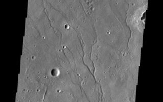 <h1>PIA10323:  Newton Crater</h1><div class="PIA10323" lang="en" style="width:534px;text-align:left;margin:auto;background-color:#000;padding:10px;max-height:150px;overflow:auto;"><p><a href="/figures/PIA10323_fig1.jpg"></a><br><b>Context image for PIA10323<br />Newton Crater</b></p><p>The channels in this VIS image are located on the floor of Newton Crater.<p>Image information: VIS instrument. Latitude -39.4N, Longitude 200.1E. 17 meter/pixel resolution.</p><p>Please see the <a href="http://themis.asu.edu/terms" target="_blank">THEMIS Data Citation Note</a> for details on crediting THEMIS images.</p><p>Note: this THEMIS visual image has not been radiometrically nor geometrically calibrated for this preliminary release. An empirical correction has been performed to remove instrumental effects. A linear shift has been applied in the cross-track and down-track direction to approximate spacecraft and planetary motion. Fully calibrated and geometrically projected images will be released through the Planetary Data System in accordance with Project policies at a later time.</p><p>NASA's Jet Propulsion Laboratory manages the 2001 Mars Odyssey mission for NASA's Office of Space Science, Washington, D.C. The Thermal Emission Imaging System (THEMIS) was developed by Arizona State University, Tempe, in collaboration with Raytheon Santa Barbara Remote Sensing. The THEMIS investigation is led by Dr. Philip Christensen at Arizona State University. Lockheed Martin Astronautics, Denver, is the prime contractor for the Odyssey project, and developed and built the orbiter. Mission operations are conducted jointly from Lockheed Martin and from JPL, a division of the California Institute of Technology in Pasadena.<br /><br /><a href="http://photojournal.jpl.nasa.gov/catalog/PIA10323" onclick="window.open(this.href); return false;" title="Voir l'image 	 PIA10323:  Newton Crater	  sur le site de la NASA">Voir l'image 	 PIA10323:  Newton Crater	  sur le site de la NASA.</a></div>