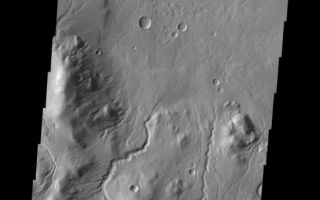 <h1>PIA10327:  Rim Channels</h1><div class="PIA10327" lang="en" style="width:545px;text-align:left;margin:auto;background-color:#000;padding:10px;max-height:150px;overflow:auto;"><p><a href="/figures/PIA10327_fig1.jpg"></a><br><b>Context image for PIA10327<br />Rim Channels</b></p><p>The interior rim of this unnamed crater in Terra Cimmeria is dissected by numerous channels.<p>Image information: VIS instrument. Latitude -40.6N, Longitude 141.0E. 17 meter/pixel resolution.</p><p>Please see the <a href="http://themis.asu.edu/terms" target="_blank">THEMIS Data Citation Note</a> for details on crediting THEMIS images.</p><p>Note: this THEMIS visual image has not been radiometrically nor geometrically calibrated for this preliminary release. An empirical correction has been performed to remove instrumental effects. A linear shift has been applied in the cross-track and down-track direction to approximate spacecraft and planetary motion. Fully calibrated and geometrically projected images will be released through the Planetary Data System in accordance with Project policies at a later time.</p><p>NASA's Jet Propulsion Laboratory manages the 2001 Mars Odyssey mission for NASA's Office of Space Science, Washington, D.C. The Thermal Emission Imaging System (THEMIS) was developed by Arizona State University, Tempe, in collaboration with Raytheon Santa Barbara Remote Sensing. The THEMIS investigation is led by Dr. Philip Christensen at Arizona State University. Lockheed Martin Astronautics, Denver, is the prime contractor for the Odyssey project, and developed and built the orbiter. Mission operations are conducted jointly from Lockheed Martin and from JPL, a division of the California Institute of Technology in Pasadena.<br /><br /><a href="http://photojournal.jpl.nasa.gov/catalog/PIA10327" onclick="window.open(this.href); return false;" title="Voir l'image 	 PIA10327:  Rim Channels	  sur le site de la NASA">Voir l'image 	 PIA10327:  Rim Channels	  sur le site de la NASA.</a></div>