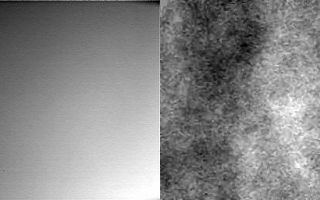 <h1>PIA10787:  Blowing in the Wind Animations</h1><div class="PIA10787" lang="en" style="width:512px;text-align:left;margin:auto;background-color:#000;padding:10px;max-height:150px;overflow:auto;"><p>These are two separate, side-by-side animations made from the same nine images the Surface Stereo Imager (SSI) on NASA's Phoenix Mars Lander took looking into the sky after 5:17 p.m. local time on Sol 8 (June 2, 2008), the eighth Martian day of the mission. The SSI was pointed almost straight up, toward the southwest. Zenith is near the top of the center frame.</p><p>In the left animation, the images were stretched to enhance contrast. The right animation highlights variations between each image and the next. The variations are likely dust blown by winds passing through the SSI's field of view. The images suggest the dust is blowing from west to east.</p><p>The Phoenix Mission is led by the University of Arizona, Tucson, on behalf of NASA. Project management of the mission is by NASA's Jet Propulsion Laboratory, Pasadena, Calif. Spacecraft development is by Lockheed Martin Space Systems, Denver.<br /><br /><a href="http://photojournal.jpl.nasa.gov/catalog/PIA10787" onclick="window.open(this.href); return false;" title="Voir l'image 	 PIA10787:  Blowing in the Wind Animations	  sur le site de la NASA">Voir l'image 	 PIA10787:  Blowing in the Wind Animations	  sur le site de la NASA.</a></div>