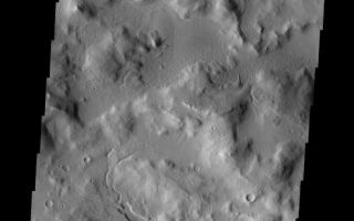 <h1>PIA10823:  Cerulli Channels</h1><div class="PIA10823" lang="en" style="width:570px;text-align:left;margin:auto;background-color:#000;padding:10px;max-height:150px;overflow:auto;"><p><a href="/figures/PIA10823_fig1.jpg"></a><br><b>Context image for PIA10823<br />Cerulli Channels</b></p><p>The multiple channels at the bottom of the image are dissecting the northern rim of Cerulli Crater.<p>Image information: VIS instrument. Latitude 33.2N, Longitude 22.3E. 19 meter/pixel resolution.</p><p>Please see the <a href="http://themis.asu.edu/terms" target="_blank">THEMIS Data Citation Note</a> for details on crediting THEMIS images.</p><p>Note: this THEMIS visual image has not been radiometrically nor geometrically calibrated for this preliminary release. An empirical correction has been performed to remove instrumental effects. A linear shift has been applied in the cross-track and down-track direction to approximate spacecraft and planetary motion. Fully calibrated and geometrically projected images will be released through the Planetary Data System in accordance with Project policies at a later time.</p><p>NASA's Jet Propulsion Laboratory manages the 2001 Mars Odyssey mission for NASA's Office of Space Science, Washington, D.C. The Thermal Emission Imaging System (THEMIS) was developed by Arizona State University, Tempe, in collaboration with Raytheon Santa Barbara Remote Sensing. The THEMIS investigation is led by Dr. Philip Christensen at Arizona State University. Lockheed Martin Astronautics, Denver, is the prime contractor for the Odyssey project, and developed and built the orbiter. Mission operations are conducted jointly from Lockheed Martin and from JPL, a division of the California Institute of Technology in Pasadena.<br /><br /><a href="http://photojournal.jpl.nasa.gov/catalog/PIA10823" onclick="window.open(this.href); return false;" title="Voir l'image 	 PIA10823:  Cerulli Channels	  sur le site de la NASA">Voir l'image 	 PIA10823:  Cerulli Channels	  sur le site de la NASA.</a></div>
