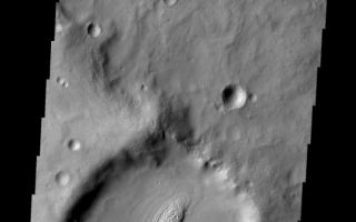 <h1>PIA10825:  Texture</h1><div class="PIA10825" lang="en" style="width:564px;text-align:left;margin:auto;background-color:#000;padding:10px;max-height:150px;overflow:auto;"><p><a href="/figures/PIA10825_fig1.jpg"></a><br><b>Context image for PIA10825<br />Texture</b></p><p>This small, unnamed crater in Terra Sabaea contains material on the floor which has developed an unusual texture. This crater is on the northern rim of Flammarion Crater.<p>Image information: VIS instrument. Latitude 26.5N, Longitude 49.6E. 19 meter/pixel resolution.</p><p>Please see the <a href="http://themis.asu.edu/terms" target="_blank">THEMIS Data Citation Note</a> for details on crediting THEMIS images.</p><p>Note: this THEMIS visual image has not been radiometrically nor geometrically calibrated for this preliminary release. An empirical correction has been performed to remove instrumental effects. A linear shift has been applied in the cross-track and down-track direction to approximate spacecraft and planetary motion. Fully calibrated and geometrically projected images will be released through the Planetary Data System in accordance with Project policies at a later time.</p><p>NASA's Jet Propulsion Laboratory manages the 2001 Mars Odyssey mission for NASA's Office of Space Science, Washington, D.C. The Thermal Emission Imaging System (THEMIS) was developed by Arizona State University, Tempe, in collaboration with Raytheon Santa Barbara Remote Sensing. The THEMIS investigation is led by Dr. Philip Christensen at Arizona State University. Lockheed Martin Astronautics, Denver, is the prime contractor for the Odyssey project, and developed and built the orbiter. Mission operations are conducted jointly from Lockheed Martin and from JPL, a division of the California Institute of Technology in Pasadena.<br /><br /><a href="http://photojournal.jpl.nasa.gov/catalog/PIA10825" onclick="window.open(this.href); return false;" title="Voir l'image 	 PIA10825:  Texture	  sur le site de la NASA">Voir l'image 	 PIA10825:  Texture	  sur le site de la NASA.</a></div>