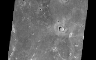 <h1>PIA10848:  Asymmetric Ejecta</h1><div class="PIA10848" lang="en" style="width:583px;text-align:left;margin:auto;background-color:#000;padding:10px;max-height:150px;overflow:auto;"><p><a href="/figures/PIA10848_fig1.jpg"></a><br><b>Context image for PIA10848<br />Asymmetric Ejecta</b></p><p>Craters with asymmetric ejecta blankets are typically formed by oblique impacts. The region of 'missing' ejecta indicates the direction of the incoming meteorite.<p>Image information: VIS instrument. Latitude 44.0N, Longitude 318.4E. 19 meter/pixel resolution.</p><p>Please see the <a href="http://themis.asu.edu/terms" target="_blank">THEMIS Data Citation Note</a> for details on crediting THEMIS images.</p><p>Note: this THEMIS visual image has not been radiometrically nor geometrically calibrated for this preliminary release. An empirical correction has been performed to remove instrumental effects. A linear shift has been applied in the cross-track and down-track direction to approximate spacecraft and planetary motion. Fully calibrated and geometrically projected images will be released through the Planetary Data System in accordance with Project policies at a later time.</p><p>NASA's Jet Propulsion Laboratory manages the 2001 Mars Odyssey mission for NASA's Office of Space Science, Washington, D.C. The Thermal Emission Imaging System (THEMIS) was developed by Arizona State University, Tempe, in collaboration with Raytheon Santa Barbara Remote Sensing. The THEMIS investigation is led by Dr. Philip Christensen at Arizona State University. Lockheed Martin Astronautics, Denver, is the prime contractor for the Odyssey project, and developed and built the orbiter. Mission operations are conducted jointly from Lockheed Martin and from JPL, a division of the California Institute of Technology in Pasadena.<br /><br /><a href="http://photojournal.jpl.nasa.gov/catalog/PIA10848" onclick="window.open(this.href); return false;" title="Voir l'image 	 PIA10848:  Asymmetric Ejecta	  sur le site de la NASA">Voir l'image 	 PIA10848:  Asymmetric Ejecta	  sur le site de la NASA.</a></div>
