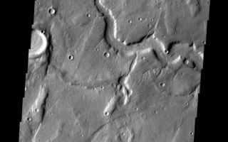 <h1>PIA10869:  Tempe Terra</h1><div class="PIA10869" lang="en" style="width:566px;text-align:left;margin:auto;background-color:#000;padding:10px;max-height:150px;overflow:auto;"><p><a href="/figures/PIA10869_fig1.jpg"></a><br><b>Context image for PIA10869<br />Tempe Terra</b></p><p>The channel in this VIS image is just one of many located in eastern Tempe Terra.<p>Image information: VIS instrument. Latitude 43.8N, Longitude 295.7E. 19 meter/pixel resolution.</p><p>Please see the <a href="http://themis.asu.edu/terms" target="_blank">THEMIS Data Citation Note</a> for details on crediting THEMIS images.</p><p>Note: this THEMIS visual image has not been radiometrically nor geometrically calibrated for this preliminary release. An empirical correction has been performed to remove instrumental effects. A linear shift has been applied in the cross-track and down-track direction to approximate spacecraft and planetary motion. Fully calibrated and geometrically projected images will be released through the Planetary Data System in accordance with Project policies at a later time.</p><p>NASA's Jet Propulsion Laboratory manages the 2001 Mars Odyssey mission for NASA's Office of Space Science, Washington, D.C. The Thermal Emission Imaging System (THEMIS) was developed by Arizona State University, Tempe, in collaboration with Raytheon Santa Barbara Remote Sensing. The THEMIS investigation is led by Dr. Philip Christensen at Arizona State University. Lockheed Martin Astronautics, Denver, is the prime contractor for the Odyssey project, and developed and built the orbiter. Mission operations are conducted jointly from Lockheed Martin and from JPL, a division of the California Institute of Technology in Pasadena.<br /><br /><a href="http://photojournal.jpl.nasa.gov/catalog/PIA10869" onclick="window.open(this.href); return false;" title="Voir l'image 	 PIA10869:  Tempe Terra	  sur le site de la NASA">Voir l'image 	 PIA10869:  Tempe Terra	  sur le site de la NASA.</a></div>