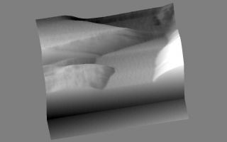 <h1>PIA11208:  Martian Particle</h1><div class="PIA11208" lang="en" style="width:800px;text-align:left;margin:auto;background-color:#000;padding:10px;max-height:150px;overflow:auto;"><p>This image of Martian soil was taken by the Phoenix Lander's atomic force microscope on Sol 74 of the mission, which began on May 25, 2008. This image of a flat, smooth-surfaced particle is consistent with the appearance of soil from Earth containing the mineral phyllosilicate.</p><p>The Phoenix Mission is led by the University of Arizona, Tucson, on behalf of NASA. Project management of the mission is by JPL, Pasadena, Calif. Spacecraft development was by Lockheed Martin Space Systems, Denver.<br /><br /><a href="http://photojournal.jpl.nasa.gov/catalog/PIA11208" onclick="window.open(this.href); return false;" title="Voir l'image 	 PIA11208:  Martian Particle	  sur le site de la NASA">Voir l'image 	 PIA11208:  Martian Particle	  sur le site de la NASA.</a></div>