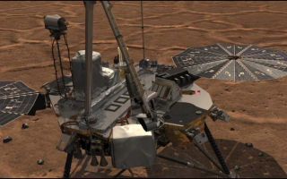 <h1>PIA11212:  Animation of TEGA Sample Delivery and Analysis</h1><div class="PIA11212" lang="en" style="width:800px;text-align:left;margin:auto;background-color:#000;padding:10px;max-height:150px;overflow:auto;"><p><a href="/archive/PIA11212.mov" class="external free" target="wpext"></a><br />Click on image to view the animation</p><p>This animation shows NASA's Phoenix Lander's Robotic Arm scoop delivering a sample to the Thermal and Evolved-Gas Analyzer (TEGA) and how samples are analyzed within the instrument.</p><p>TEGA has eight tiny ovens for measuring constituents in the atmosphere and in the soil, including possible organic constituents and the melting point of ice.</p><p>The scoop drops soil onto a fine mesh screen between TEGA's open doors. Some soil passes through the screen, which vibrates, into the throat of a funnel, where a spinning device called the 'whirligig' aids delivery into one half of a tiny oven. The soil sample is represented here by the white chip. The filled oven half then rotates and mates with the other oven half, closing the complete oven so sample heating can begin. The purple coil in this animation is the spring that moves the oven halves together.</p><p>Heating occurs at successively higher temperatures over several days. The energy required to heat the sample is measured to discover its thermal properties. Gases driven off during sample heating pass through tubing to the mass spectrometer for analysis.</p><p>Note that the exterior doors above the screen never close after sample delivery.</p><p>The Phoenix Mission is led by the University of Arizona, Tucson, on behalf of NASA. Project management of the mission is by NASA's Jet Propulsion Laboratory, Pasadena, Calif. Spacecraft development is by Lockheed Martin Space Systems, Denver.<br /><br /><a href="http://photojournal.jpl.nasa.gov/catalog/PIA11212" onclick="window.open(this.href); return false;" title="Voir l'image 	 PIA11212:  Animation of TEGA Sample Delivery and Analysis	  sur le site de la NASA">Voir l'image 	 PIA11212:  Animation of TEGA Sample Delivery and Analysis	  sur le site de la NASA.</a></div>