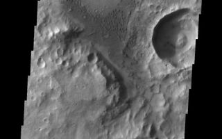 <h1>PIA11265:  Crater Dunes</h1><div class="PIA11265" lang="en" style="width:548px;text-align:left;margin:auto;background-color:#000;padding:10px;max-height:150px;overflow:auto;"><p><a href="/figures/PIA11265_fig1.png"></a><br><b>Context image for PIA11265<br />Crater Dunes</b></p><p>This group of dunes in located on the floor of an unnamed crater in Terra Cimmeria.<p>Image information: VIS instrument. Latitude -9.0N, Longitude 128.3E. 18 meter/pixel resolution.</p><p>Please see the <a href="http://themis.asu.edu/terms" target="_blank">THEMIS Data Citation Note</a> for details on crediting THEMIS images.</p><p>Note: this THEMIS visual image has not been radiometrically nor geometrically calibrated for this preliminary release. An empirical correction has been performed to remove instrumental effects. A linear shift has been applied in the cross-track and down-track direction to approximate spacecraft and planetary motion. Fully calibrated and geometrically projected images will be released through the Planetary Data System in accordance with Project policies at a later time.</p><p>NASA's Jet Propulsion Laboratory manages the 2001 Mars Odyssey mission for NASA's Office of Space Science, Washington, D.C. The Thermal Emission Imaging System (THEMIS) was developed by Arizona State University, Tempe, in collaboration with Raytheon Santa Barbara Remote Sensing. The THEMIS investigation is led by Dr. Philip Christensen at Arizona State University. Lockheed Martin Astronautics, Denver, is the prime contractor for the Odyssey project, and developed and built the orbiter. Mission operations are conducted jointly from Lockheed Martin and from JPL, a division of the California Institute of Technology in Pasadena.<br /><br /><a href="http://photojournal.jpl.nasa.gov/catalog/PIA11265" onclick="window.open(this.href); return false;" title="Voir l'image 	 PIA11265:  Crater Dunes	  sur le site de la NASA">Voir l'image 	 PIA11265:  Crater Dunes	  sur le site de la NASA.</a></div>