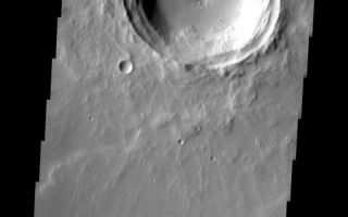 <h1>PIA05799:  MSIP: Elysium Mons Crater</h1><div class="PIA05799" lang="en" style="width:548px;text-align:left;margin:auto;background-color:#000;padding:10px;max-height:150px;overflow:auto;"><a href="/figures/PIA05799_fig1.jpg"> </a><br /><p>Released 20 April 2004</p><p>The image of a crater near Elysium Mons was captured from the 2001 Mars Odyssey Spacecraft, at 16:47 Mars Local Time, on November 23, 2002. The image is 18km x 54km, Lat. 21.6N, Long. 137.21E, Sun Angle of 64.13 degrees, 6,746.4 seconds into orbit, and with a camera filter centered at about 650nm.</p><p>The Westview Astronomy Research Team is a group of 25 students from Westview High School who wrote a scientific proposal to NASA, JPL, and Arizona State University Mars Flight Research Facility. The proposal was accepted and we worked for several months researching the background of exploration for water and life on the planet Mars. The team conducted trial experiments involving rock propulsion and several activities identifying surface features on Mars. We worked with Mars scientists to target and upload an image from the 2001 Mars Odyssey Spacecraft. The image was successfully acquired and viewed for the first time ever by our team. The image was dedicated to Westview High School in the name MSIP.</p><p>Image information: VIS instrument. Latitude 18.1, Longitude 136.3 East (223.7 West). 19 meter/pixel resolution.</p><p>NASA and Arizona State Universitys Mars Education Program is offering students nationwide the opportunity to be involved in authentic Mars research by participating in the Mars Student Imaging Project (MSIP). Teams of students in grades 5 through college sophomore level have the opportunity to work with scientists, mission planners and educators on the THEMIS team at ASUs Mars Space Flight Facility, to image a site on Mars using the THEMIS visible wavelength camera.  For more information go to the MSIP website: <a href="http://msip.asu.edu">http://msip.asu.edu</a>.</p><p>Note: this THEMIS visual image has not been radiometrically nor geometrically calibrated for this preliminary release. An empirical correction has been performed to remove instrumental effects. A linear shift has been applied in the cross-track and down-track direction to approximate spacecraft and planetary motion. Fully calibrated and geometrically projected images will be released through the Planetary Data System in accordance with Project policies at a later time.</p><p>NASA's Jet Propulsion Laboratory manages the 2001 Mars Odyssey mission for NASA's Office of Space Science, Washington, D.C. The Thermal Emission Imaging System (THEMIS) was developed by Arizona State University, Tempe, in collaboration with Raytheon Santa Barbara Remote Sensing. The THEMIS investigation is led by Dr. Philip Christensen at Arizona State University. Lockheed Martin Astronautics, Denver, is the prime contractor for the Odyssey project, and developed and built the orbiter. Mission operations are conducted jointly from Lockheed Martin and from JPL, a division of the California Institute of Technology in Pasadena.</p><br /><br /><a href="http://photojournal.jpl.nasa.gov/catalog/PIA05799" onclick="window.open(this.href); return false;" title="Voir l'image 	 PIA05799:  MSIP: Elysium Mons Crater	  sur le site de la NASA">Voir l'image 	 PIA05799:  MSIP: Elysium Mons Crater	  sur le site de la NASA.</a></div>