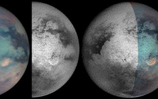 <h1>PIA07876:  Titan's Odd Spot Baffles Scientists</h1><div class="PIA07876" lang="en" style="width:800px;text-align:left;margin:auto;background-color:#000;padding:10px;max-height:150px;overflow:auto;"><p><a href="/figures/PIA07876_fig1.jpg"></a><br>Three views of Titans Odd Spot</p><p>The recently discovered infrared-bright spot on Titan (see <a href="/catalog/PIA07877">PIA07877</a>) is the type of enigmatic feature that is best investigated by putting together as many different types of complementary information as possible. Cassini's varied array of scientific instruments is equal to the task. This montage shows the spot in infrared wavelengths from the visual and infrared mapping spectrometer on the left, from the imaging science subsystem in the center, and a combination of both data sets on the right.</p><p>When put together, the two different views show more than either does separately. The visual and infrared spectrometer team noted the bright region in the image on the left after Cassini's March 31, 2004, Titan encounter. The strange, bright feature to the southeast of Xanadu (see <a href="/catalog/PIA06154">PIA06154</a>) was flagged as unusual and informally dubbed "The Smile" by imaging team members in December 2004. Together the images show that The Smile (seen by the imaging cameras at 0.938 micron) bounds the infrared "Bright, Red Spot" toward the southeast. The bright region seen in the visible and infrared mapping spectrometer image extends several hundred kilometers to the north and west of The Smile, but does not cover the dark terrain located between this area and Xanadu farther to the northwest. The Smile feature also seems to extend farther west at the south end than the Bright, Red Spot.</p><p>It seems clear that both instruments are detecting the same basic feature on Titan's surface. This bright patch may be due to an impact event, landslide, cryovolcanism, or atmospheric processes. Its distinct color and brightness suggest that it may have formed relatively recently. </p><p>The false-color image on the left was created using images taken at 1.7 microns (represented by blue), 2.0 microns (green), and 5.0 microns (red). The images that comprise this view were taken by the visual and infrared mapping spectrometer instrument on the April 16, 2005, Titan flyby. Several views were stitched together to make a mosaic. The result was then reprojected to simulate the view from the imaging camera so that the two could be directly compared.</p><p>The center image was taken by the narrow-angle camera on December 10, 2004, using a spectral filter centered at 0.938 microns (938 nanometers). The image was taken at a distance of 1.5 million kilometers from Titan and has a pixel scale of 9 kilometers (6 miles) per pixel (see <a href="/catalog/PIA06154">PIA06154</a>) for original image). The image is centered on 8 degrees south latitude, 112 degrees west longitude. This image has been contrast enhanced and sharpened to improve surface feature visibility.</p><p>The Cassini-Huygens mission is a cooperative project of NASA, the European Space Agency and the Italian Space Agency. The Jet Propulsion Laboratory, a division of the California Institute of Technology in Pasadena, manages the mission for NASA's Science Mission Directorate, Washington, D.C. The Cassini orbiter and its two onboard cameras were designed, developed and assembled at JPL. The visual and infrared mapping spectrometer team is based at the University of Arizona. The imaging team is based at the Space Science Institute, Boulder, Colo.</p><p>For more information about the Cassini-Huygens mission visit <a href="http://saturn.jpl.nasa.gov">http://saturn.jpl.nasa.gov</a>. For additional images visit the VIMS page at <a href="http://wwwvims.lpl.arizona.edu">http://wwwvims.lpl.arizona.edu</a> and the Cassini imaging team homepage <a href="http://ciclops.org">http://ciclops.org</a>.</p><br /><br /><a href="http://photojournal.jpl.nasa.gov/catalog/PIA07876" onclick="window.open(this.href); return false;" title="Voir l'image 	 PIA07876:  Titan's Odd Spot Baffles Scientists	  sur le site de la NASA">Voir l'image 	 PIA07876:  Titan's Odd Spot Baffles Scientists	  sur le site de la NASA.</a></div>